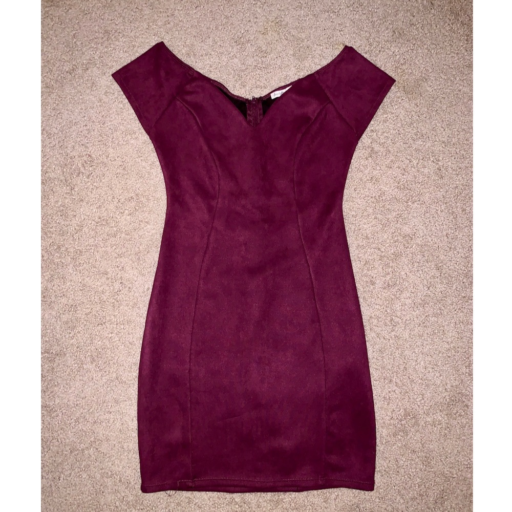 Suede Cocktail Dress